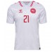 Camiseta Dinamarca Morten Hjulmand #21 Visitante Equipación Eurocopa 2024 manga corta